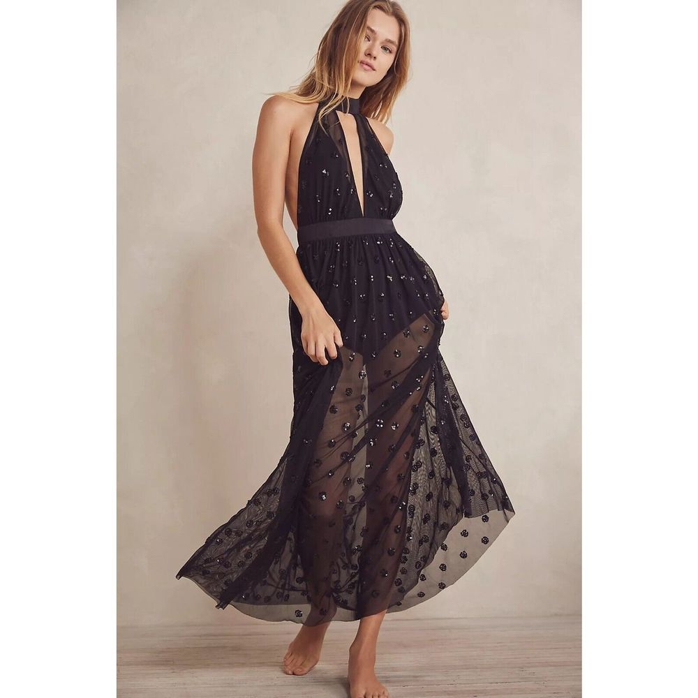Free People Midnight Bloom Bodysuit